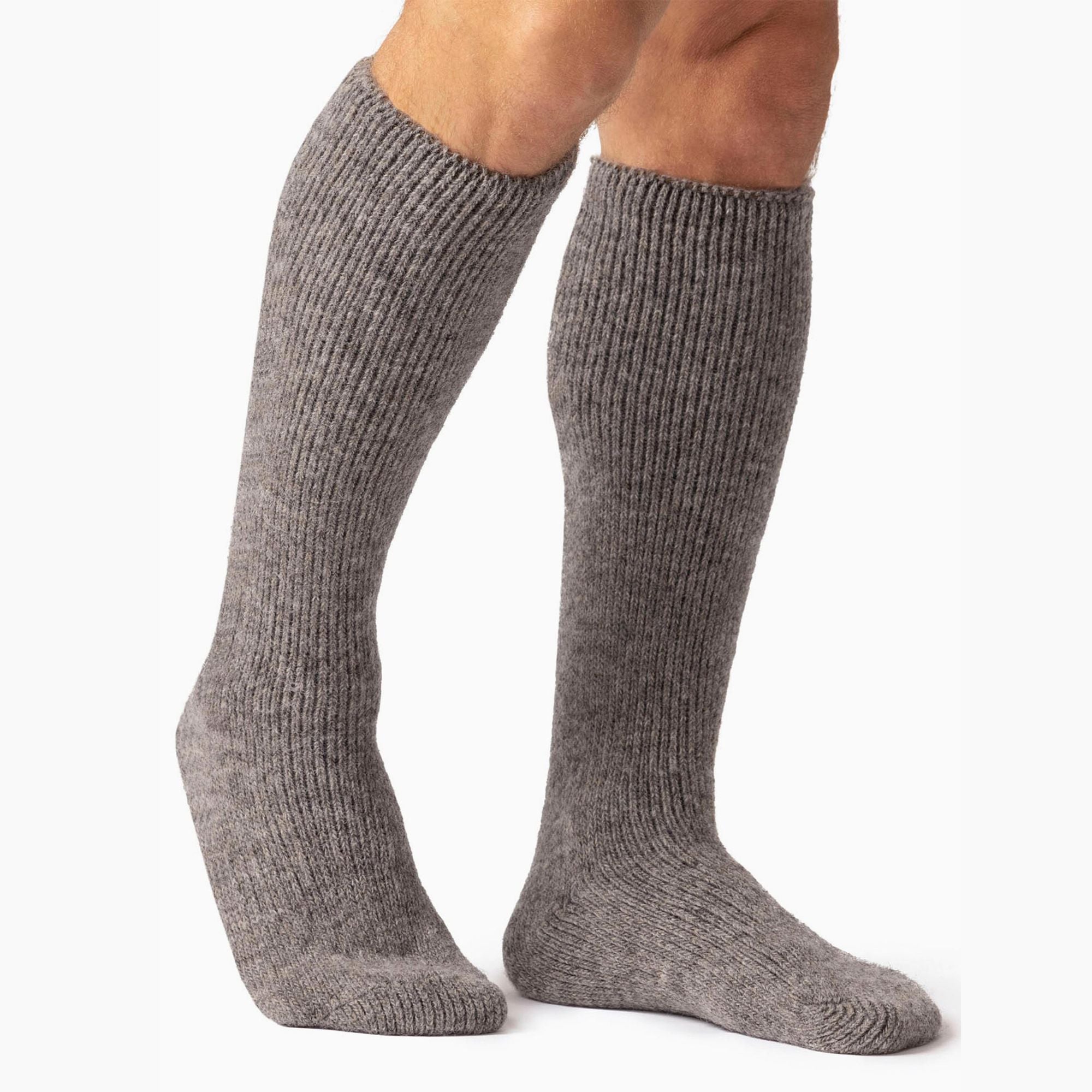Mens Extra Long 2.7 TOG Knee High Wool Rich Thermal Socks