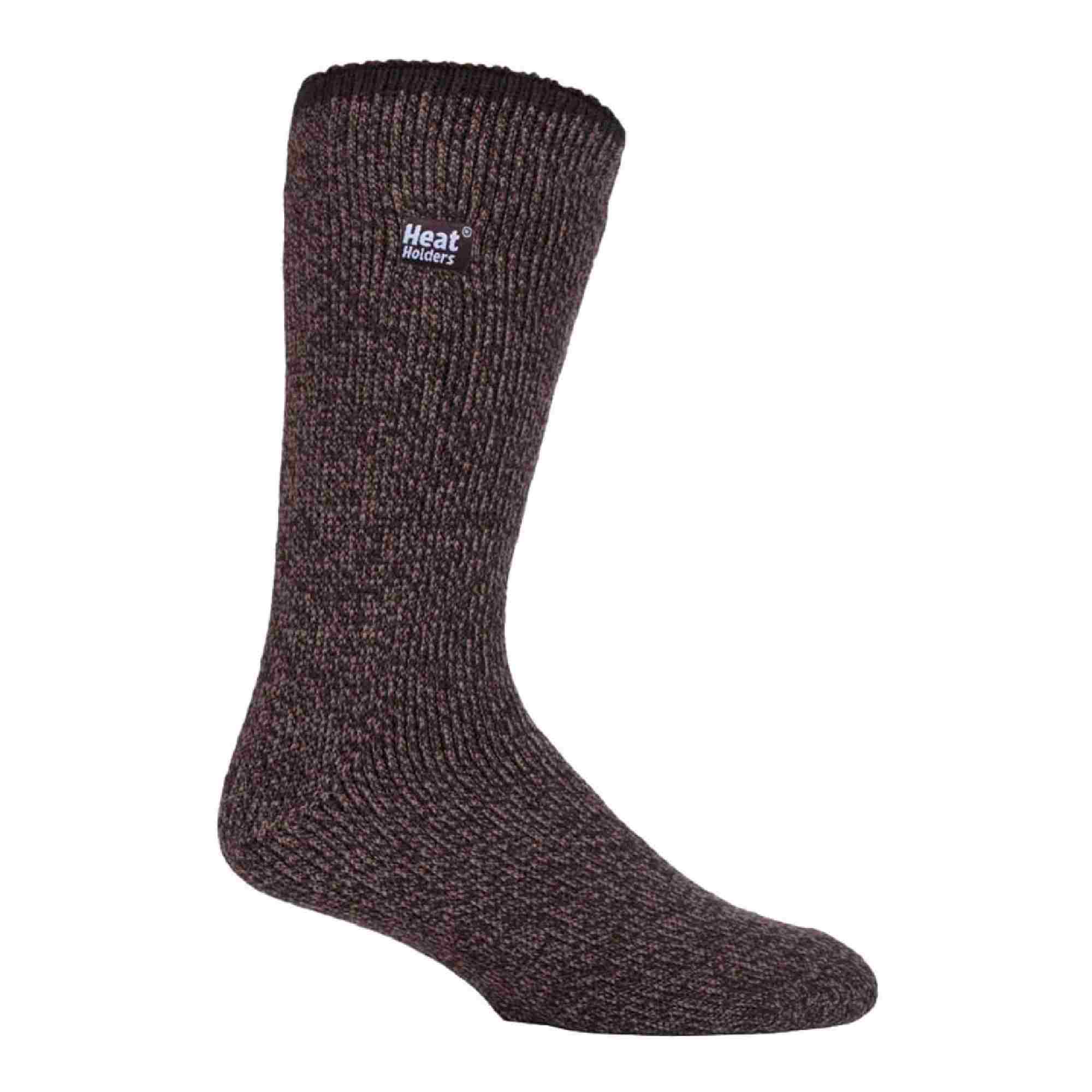 Mens Outdoor Knee High Thermal Merino Wool Socks for Winter
