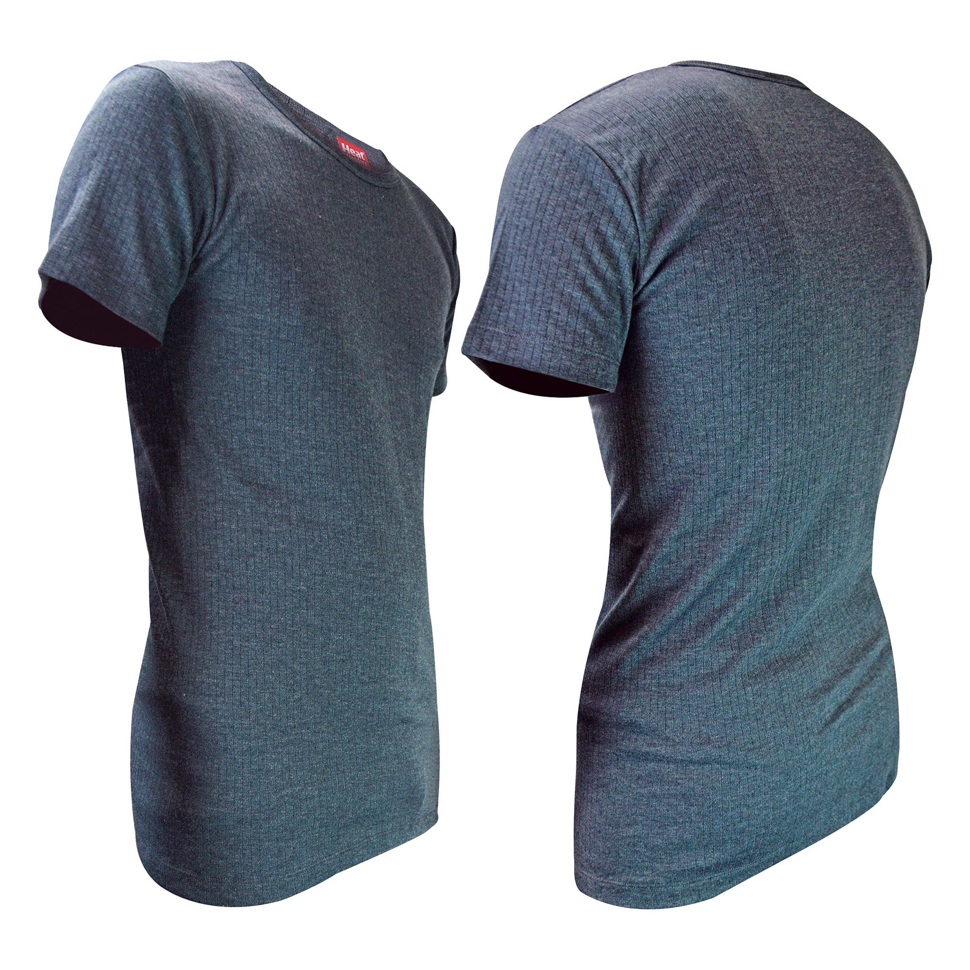 2 Pack Mens Short Sleeve Thermal Top for Winter