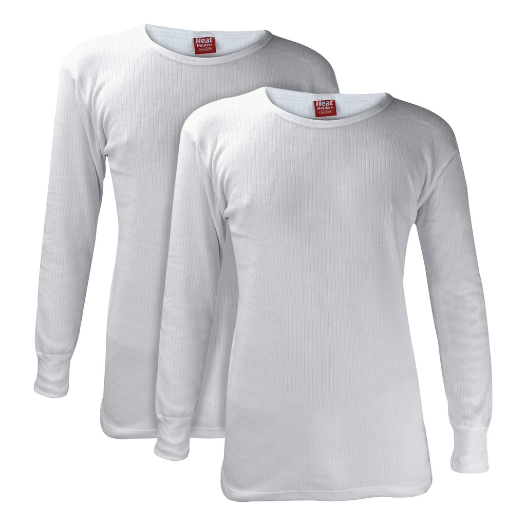 2 Pack Mens Long Sleeve Thermal Top for Winter