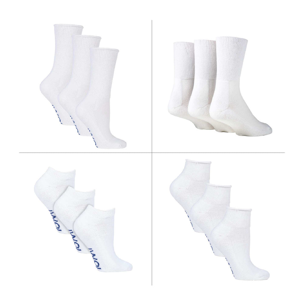 12 Pack Diabetic Socks All Year Round Bundle