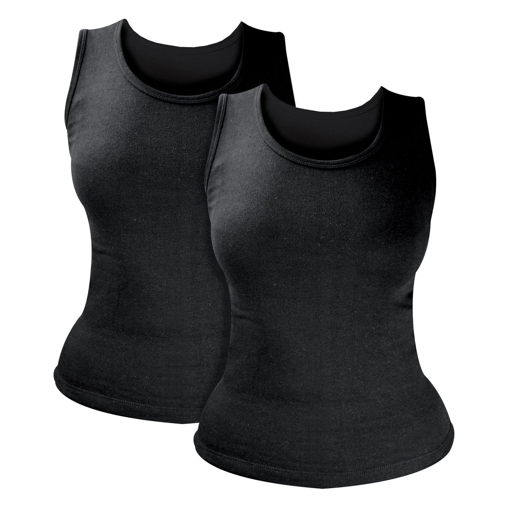 2 Pack Ladies Thermal Sleeveless Top for Winter