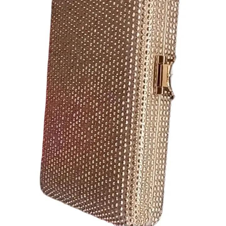 Rhinestones Evening bag with leaf lock - 19G - 2908