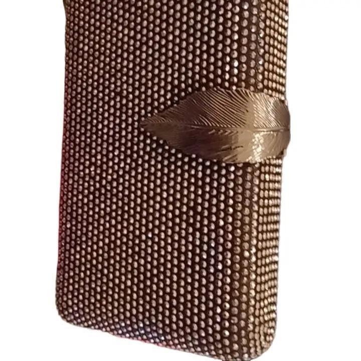 Rhinestones Evening bag with leaf lock - 19G - 2908