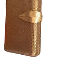 Rhinestones Evening bag with leaf lock