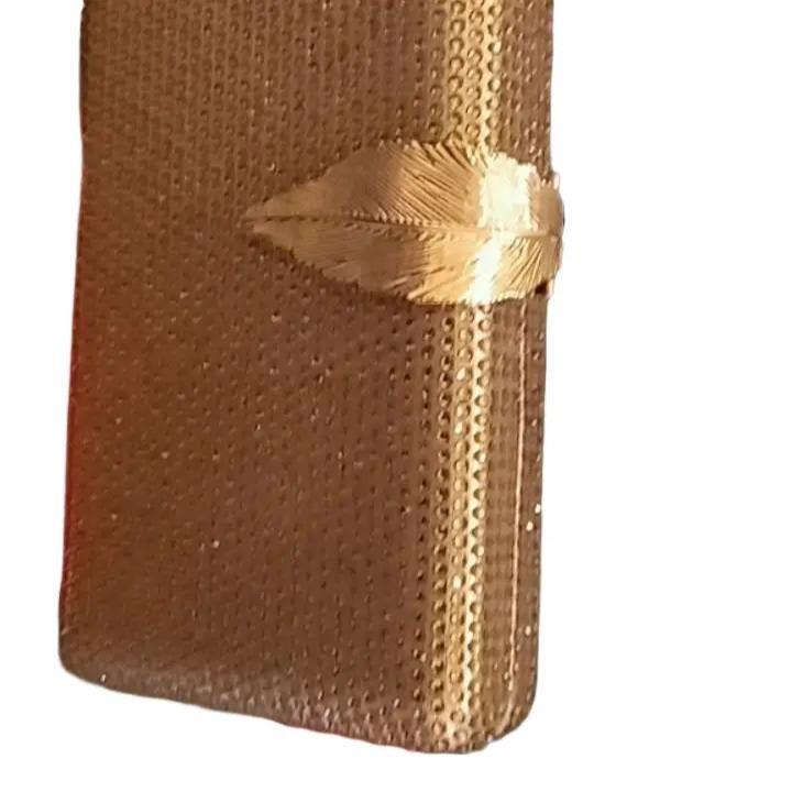 Rhinestones Evening bag with leaf lock - 19G - 2908
