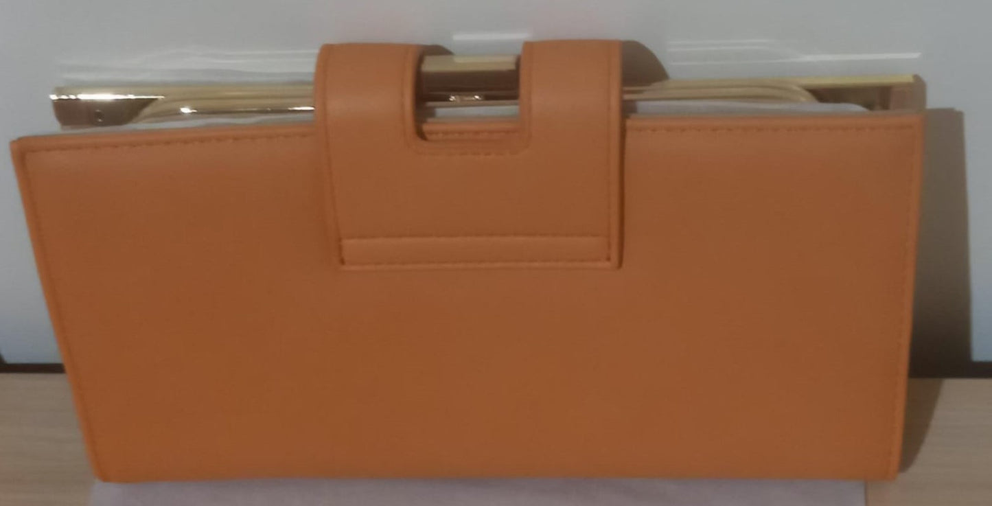 Bi - color Leather effect Wallet - 19G - 2851