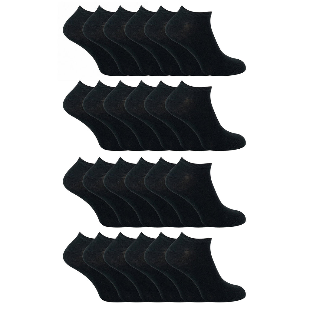 Mens Cotton Low Cut Trainer Socks (Multipack Options)