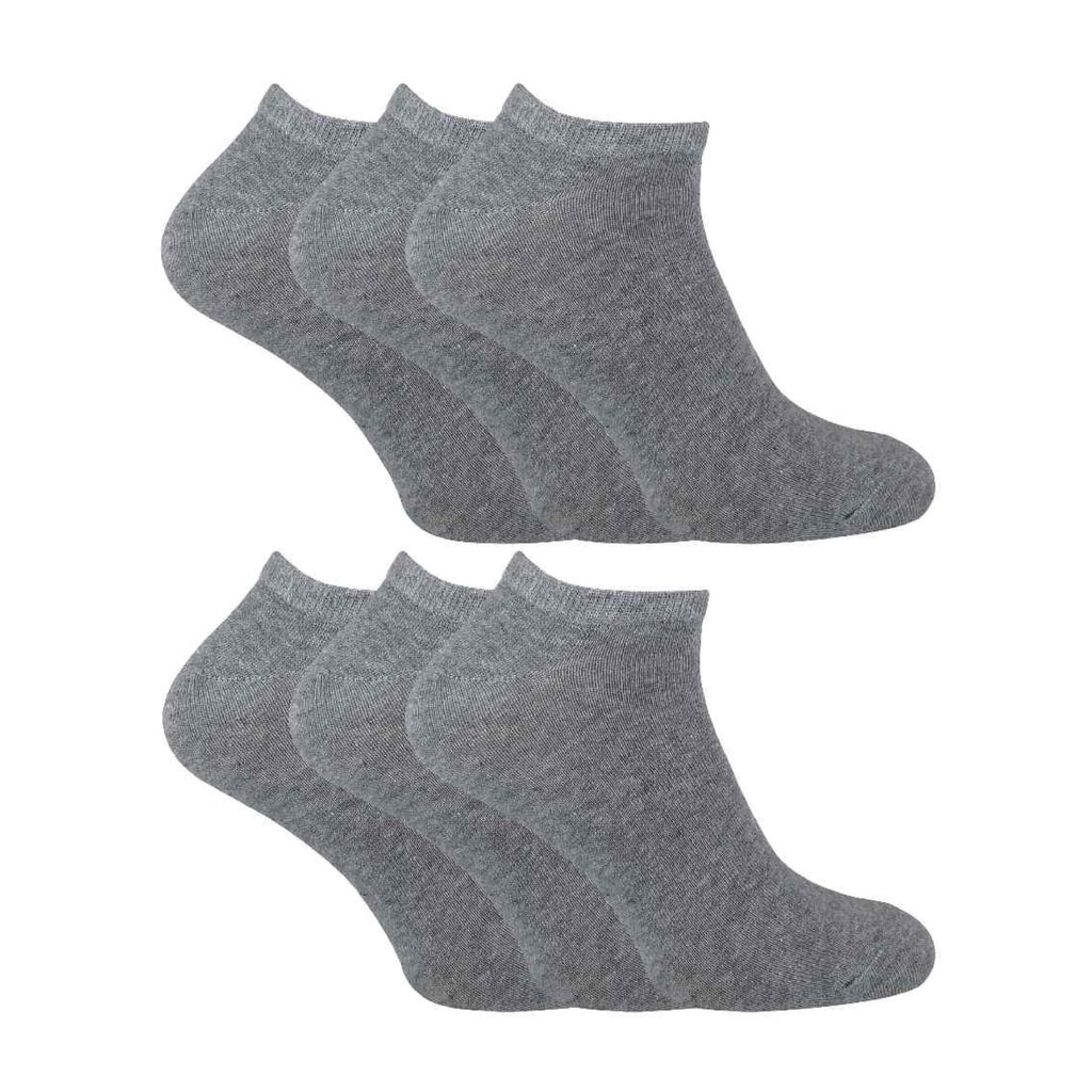 Mens Cotton Low Cut Trainer Socks (Multipack Options)