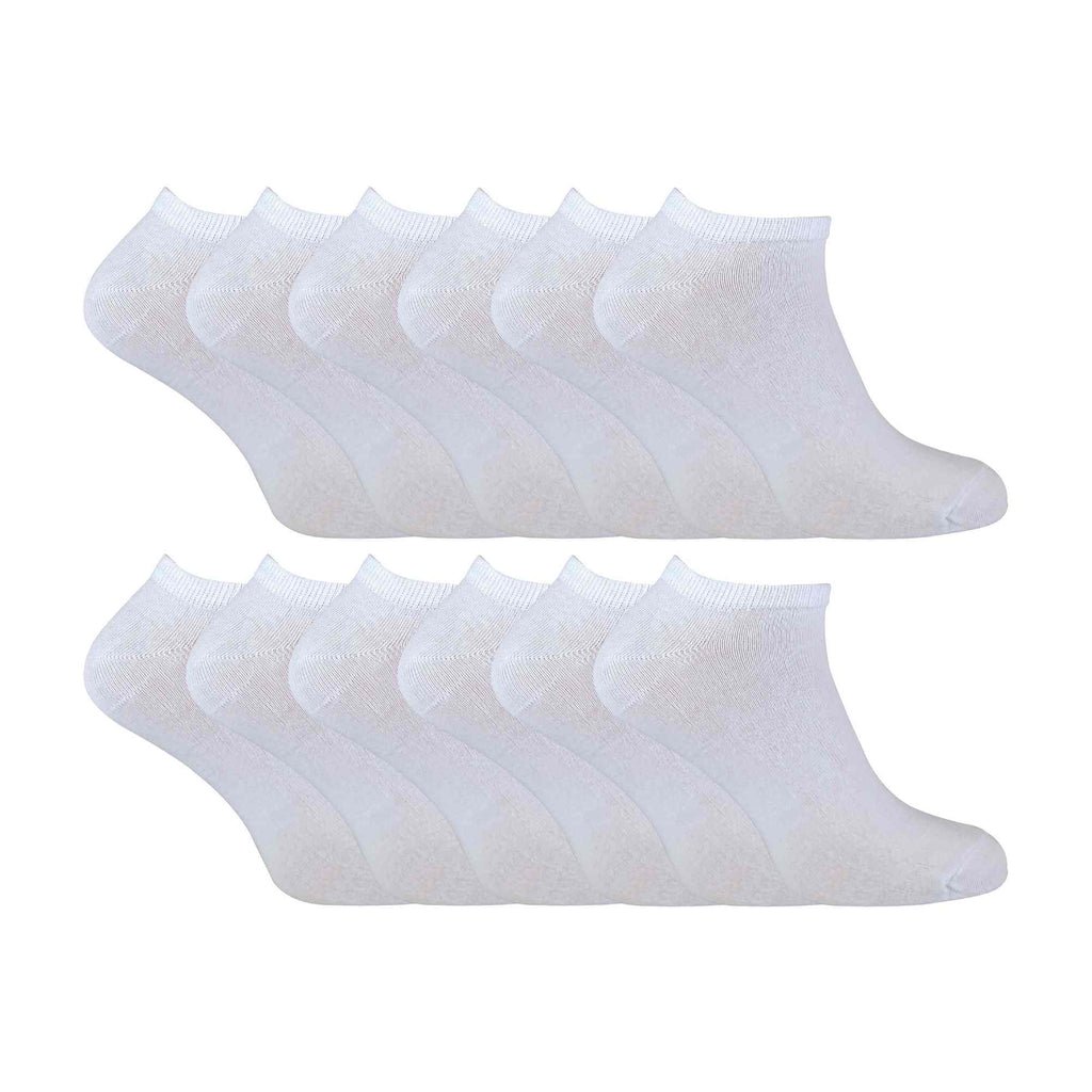 Mens Cotton Low Cut Trainer Socks (Multipack Options)