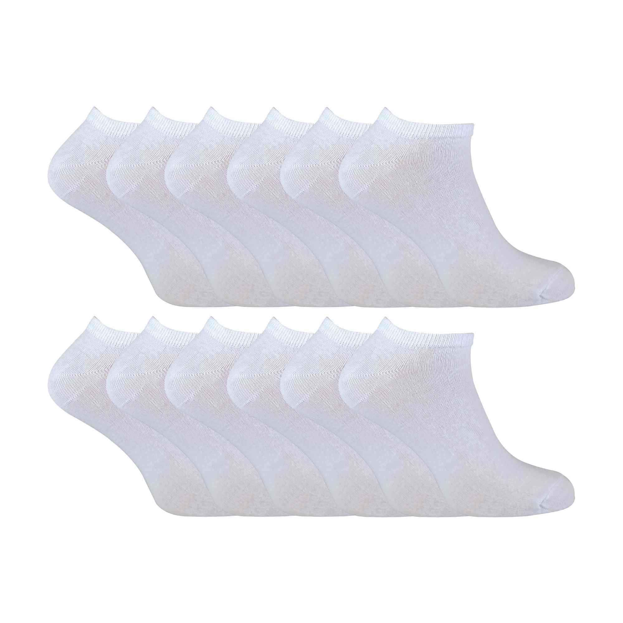 Mens Cotton Low Cut Trainer Socks (Multipack Options)