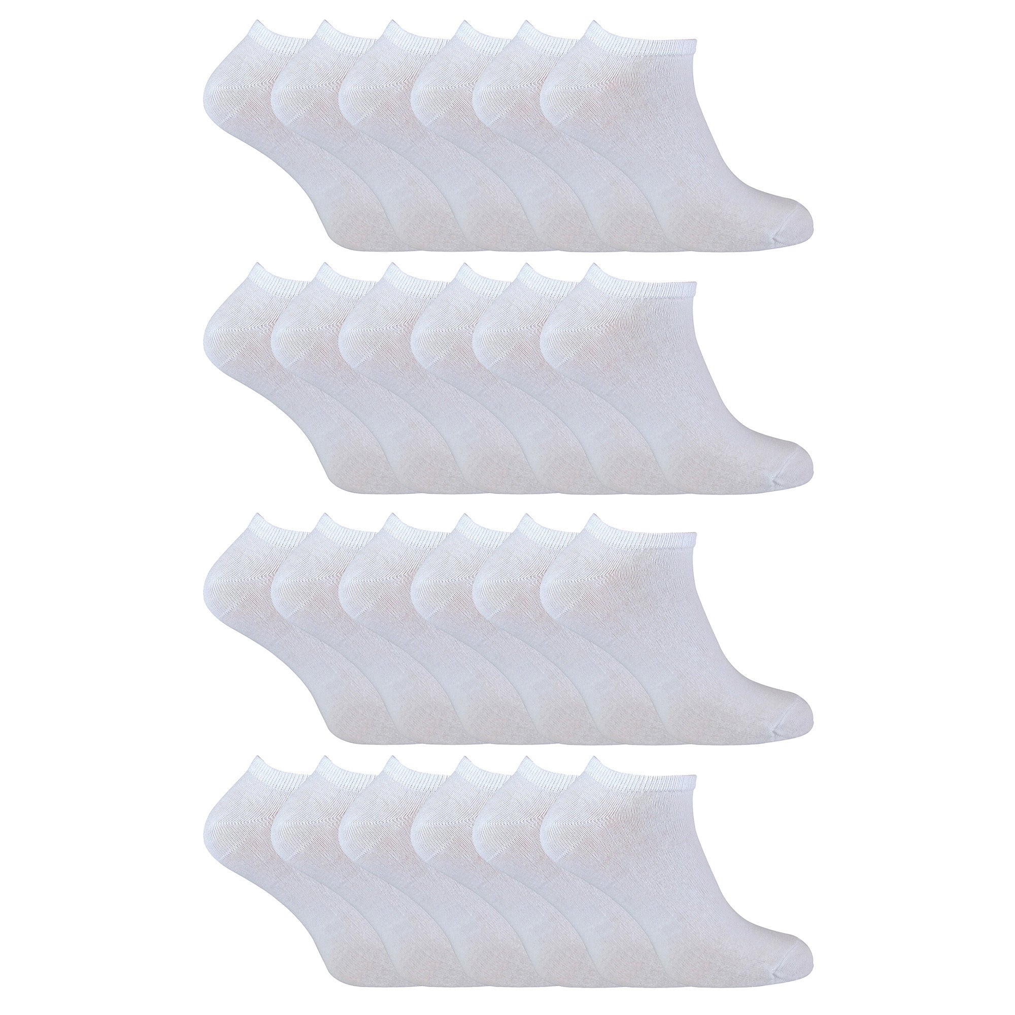 Mens Cotton Low Cut Trainer Socks (Multipack Options)