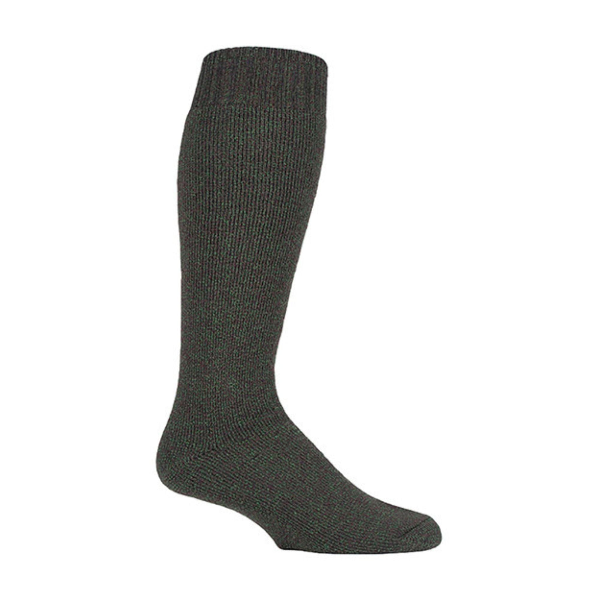 1 Pack Mens Long Green Wellington Boot Socks
