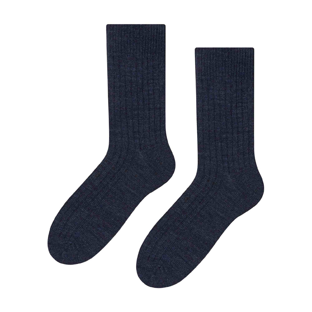 1 Pack Mens Alpaca Wool Warm Boot Socks for Winter