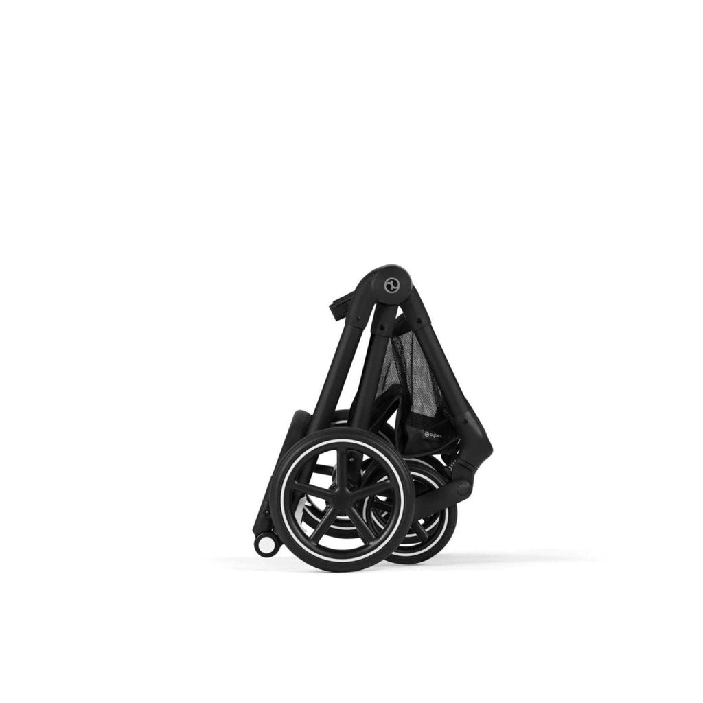 Cybex EOS Lux Silver 2-in-1 Pushchair - Moon Black