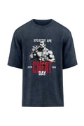 XAPE Cheat Day Oversized Tee - Acid Wash Black