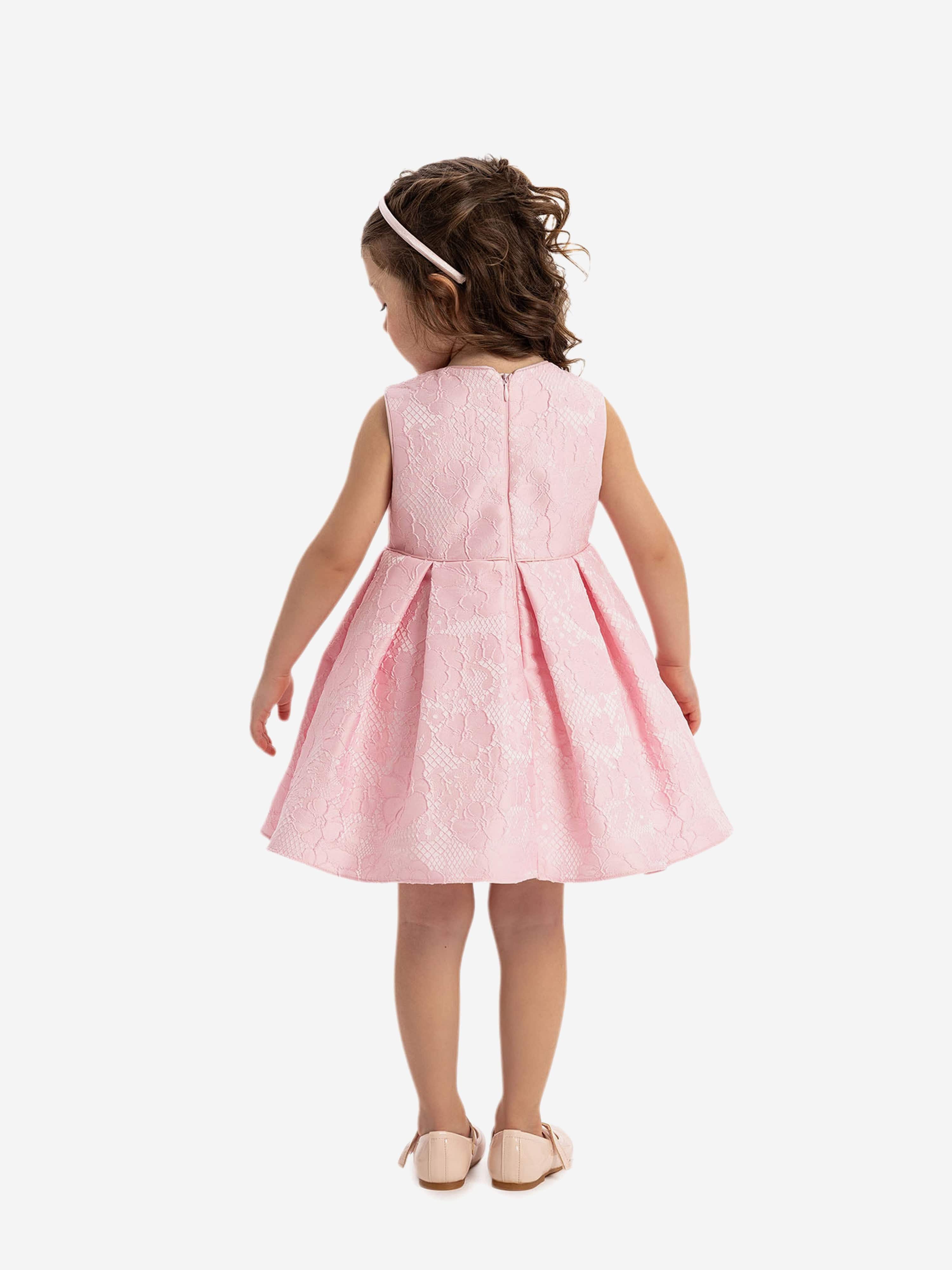 Dress & Fleur Baby Girls Flower Dress in Pink