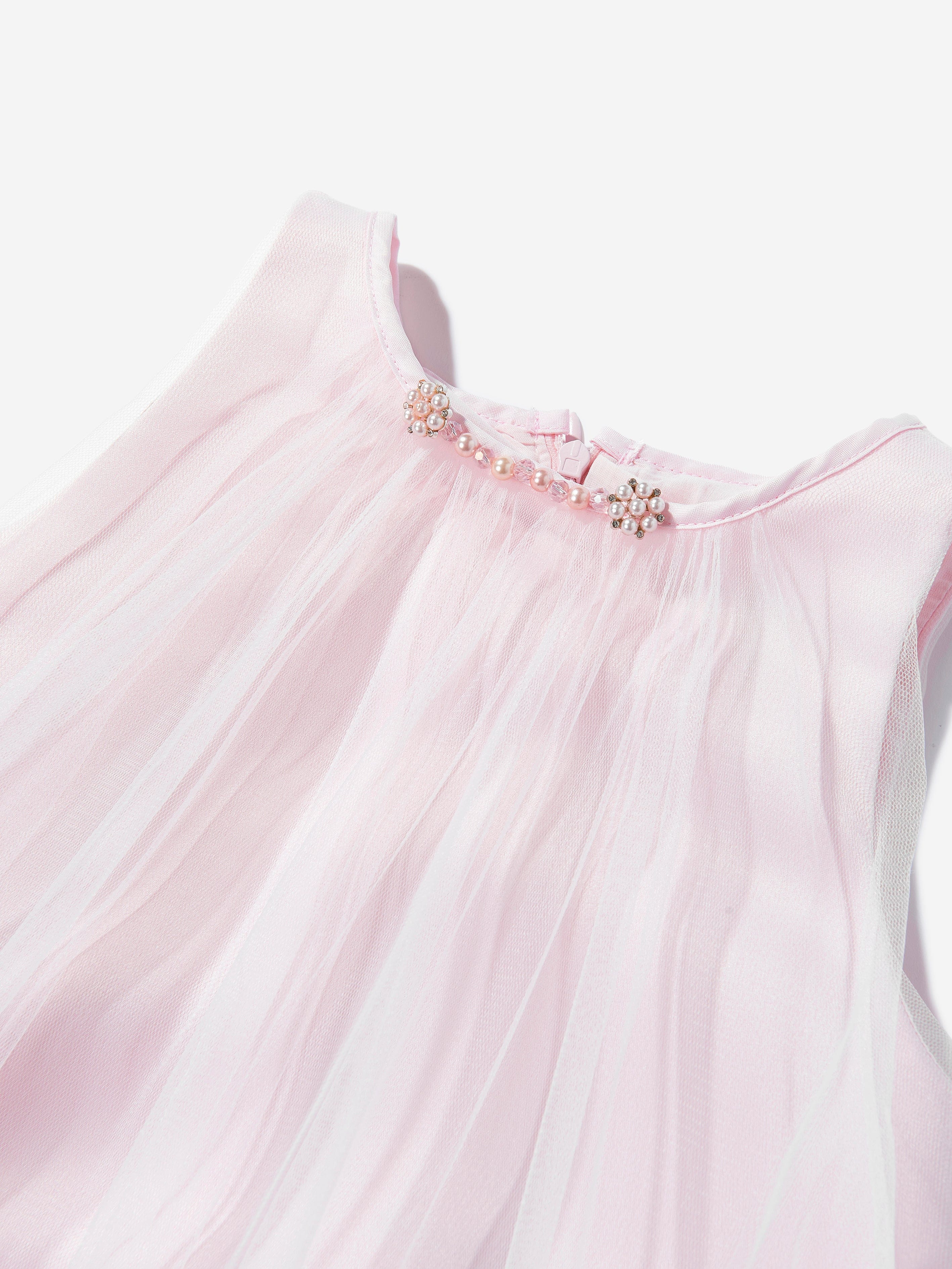 Dress & Fleur Girls Occasion Dress and Cape Set in Pink