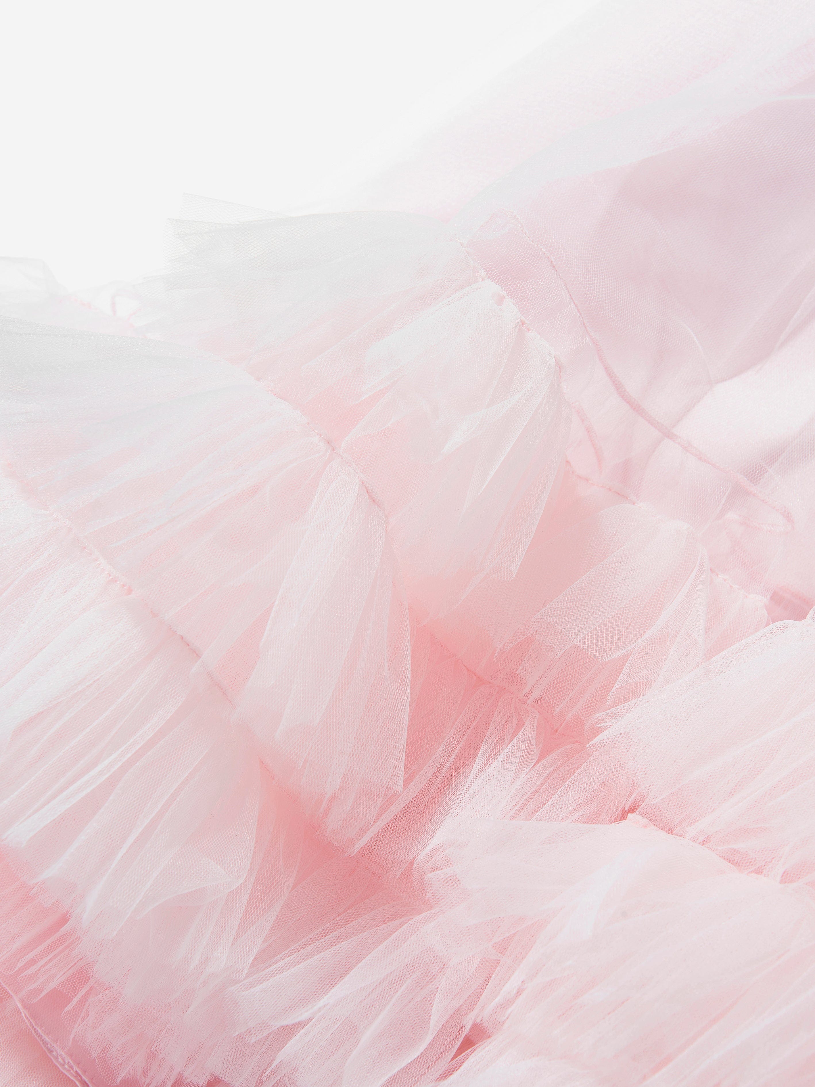 Dress & Fleur Girls Occasion Dress and Cape Set in Pink