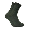 2 Pack Mens 100% Cotton Hiking Boot Socks