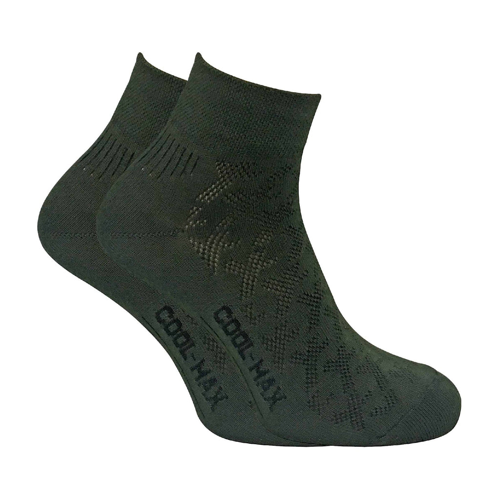 2 Pack Mens Coolmax Low Cut Ankle Hiking Socks