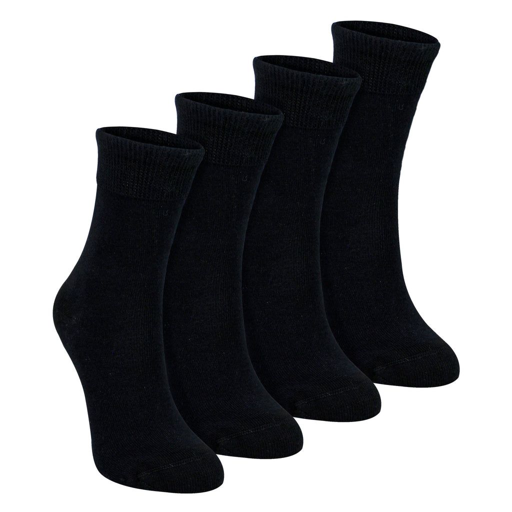 4 Pack Kids Bamboo Sensory Socks Soft Breathable Comfort Fit