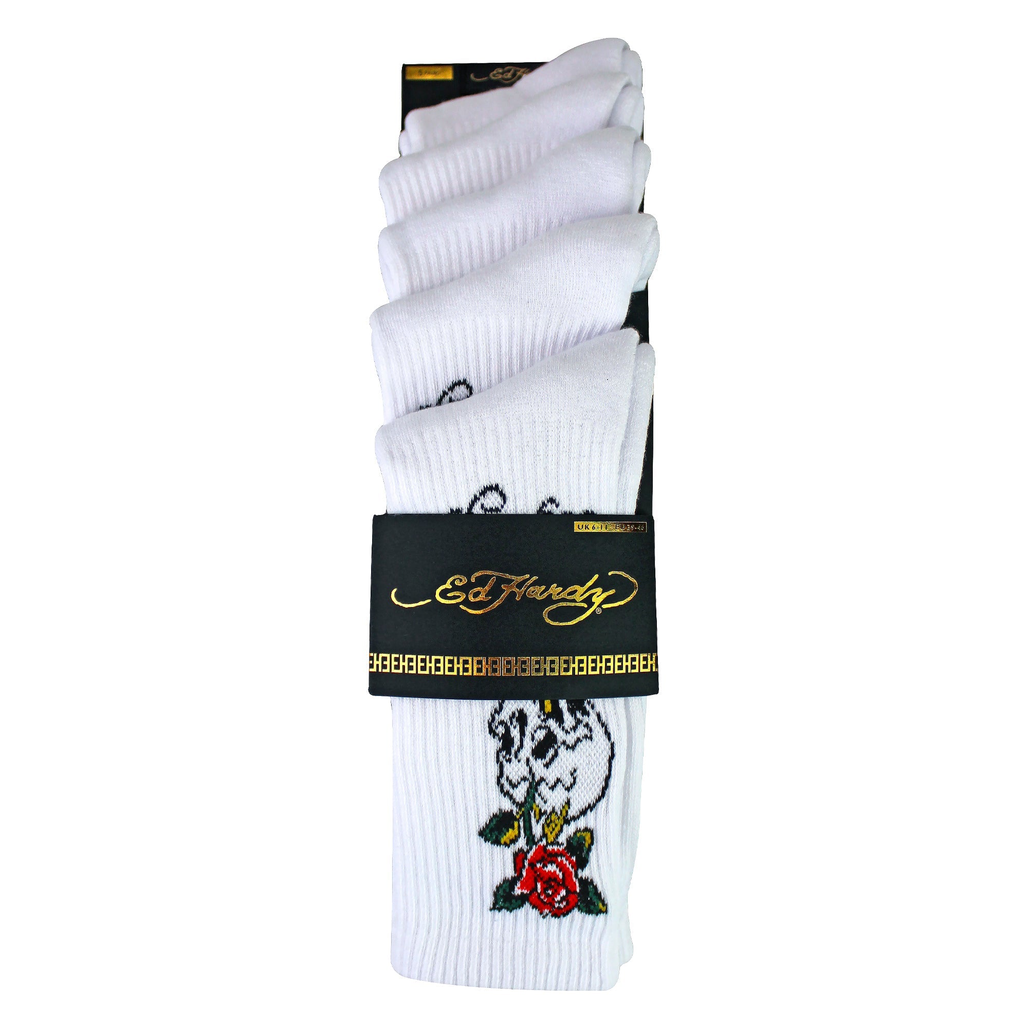5 Pairs Mens Crew  Socks - Breathable Novelty Patterned Socks