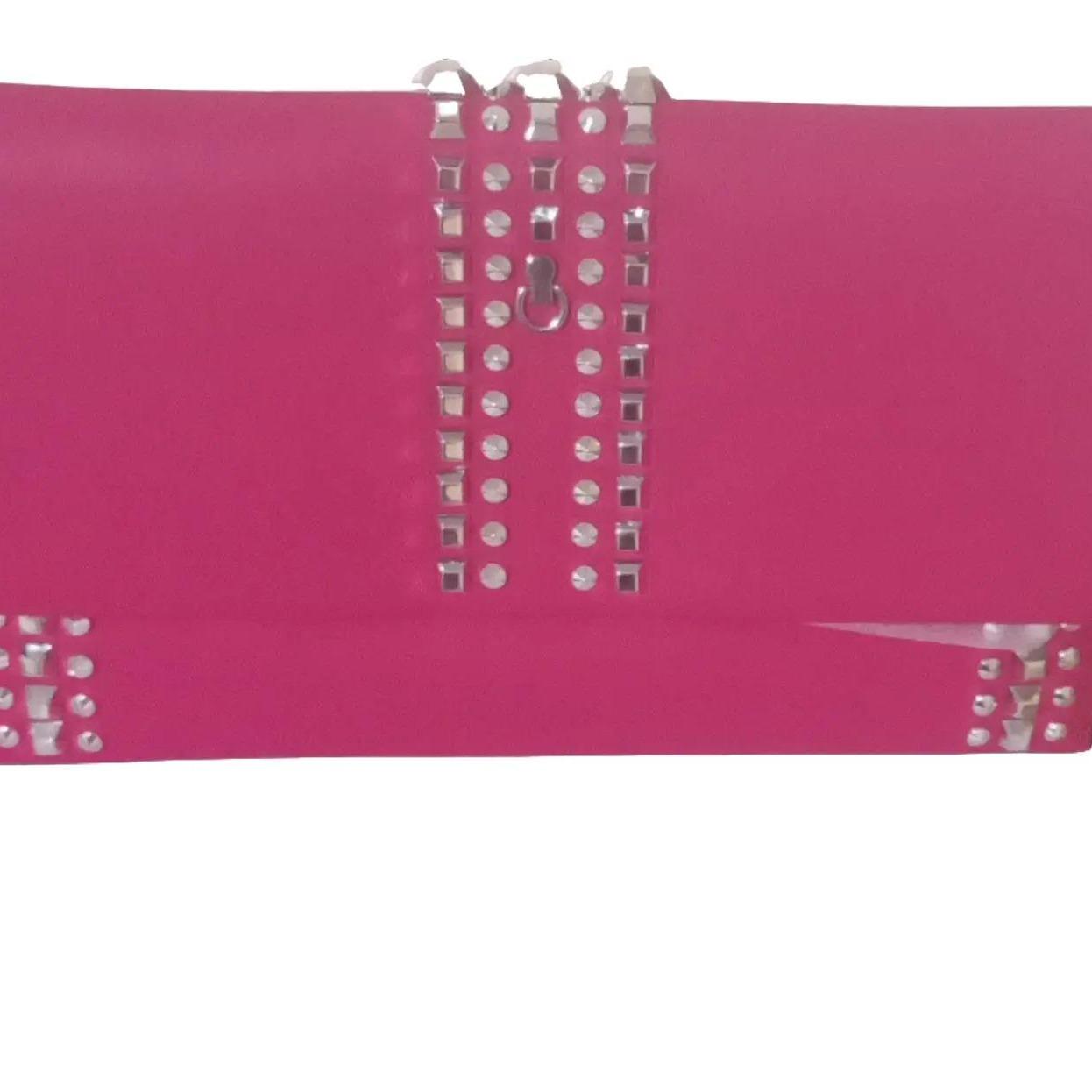 Studded pouch Cracked effect shoulder strap 18F - 2190