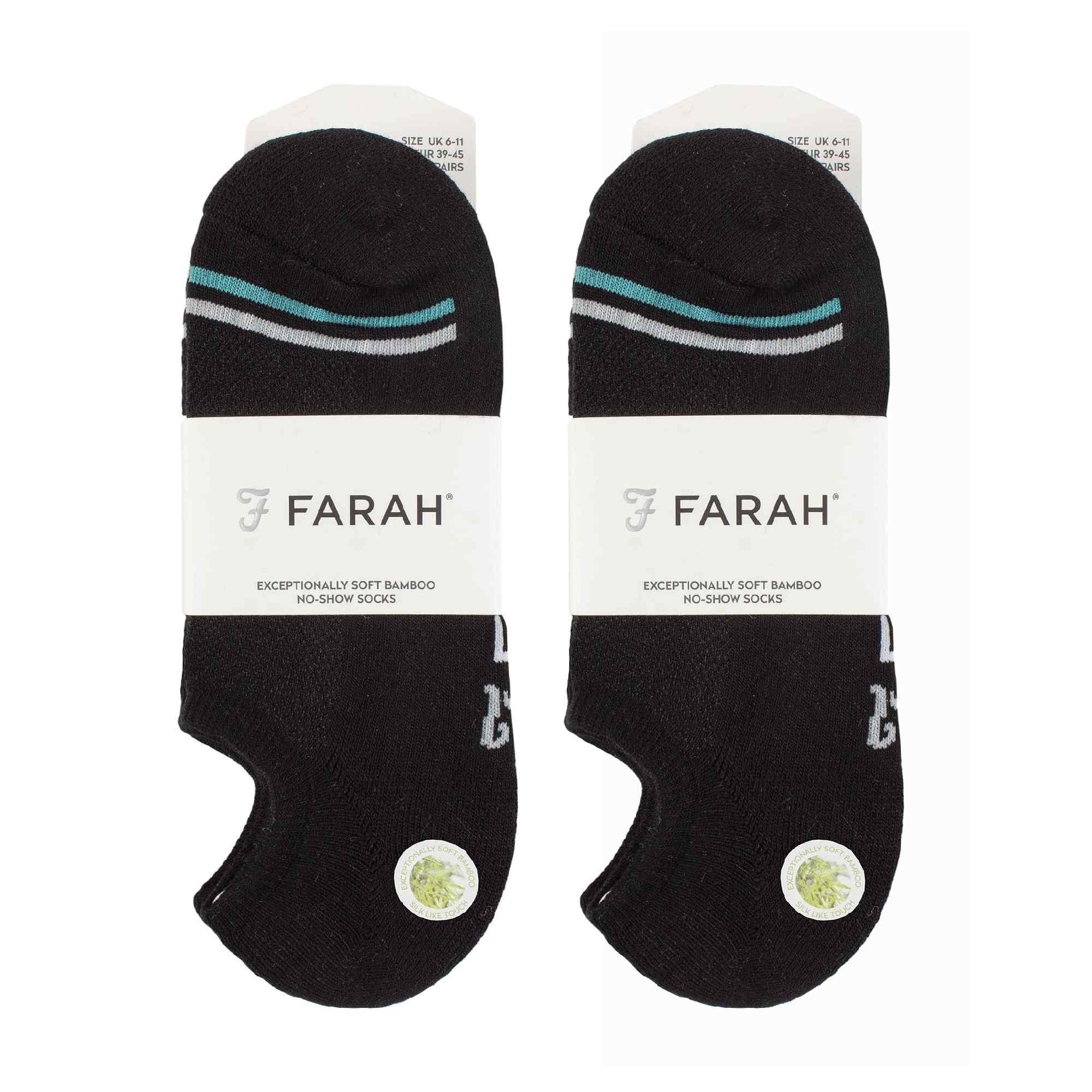 6 Pack Mens Soft Breathable Bamboo No Show Socks