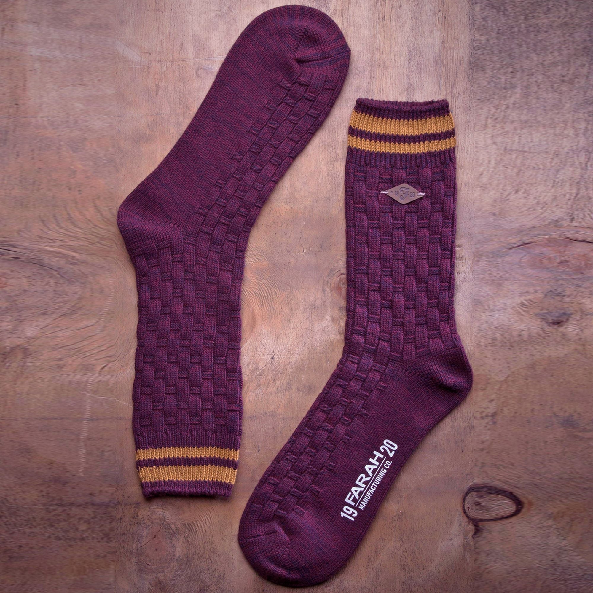 2 Pack Mens Thick Cotton Chunky Knitted formal Boot Socks