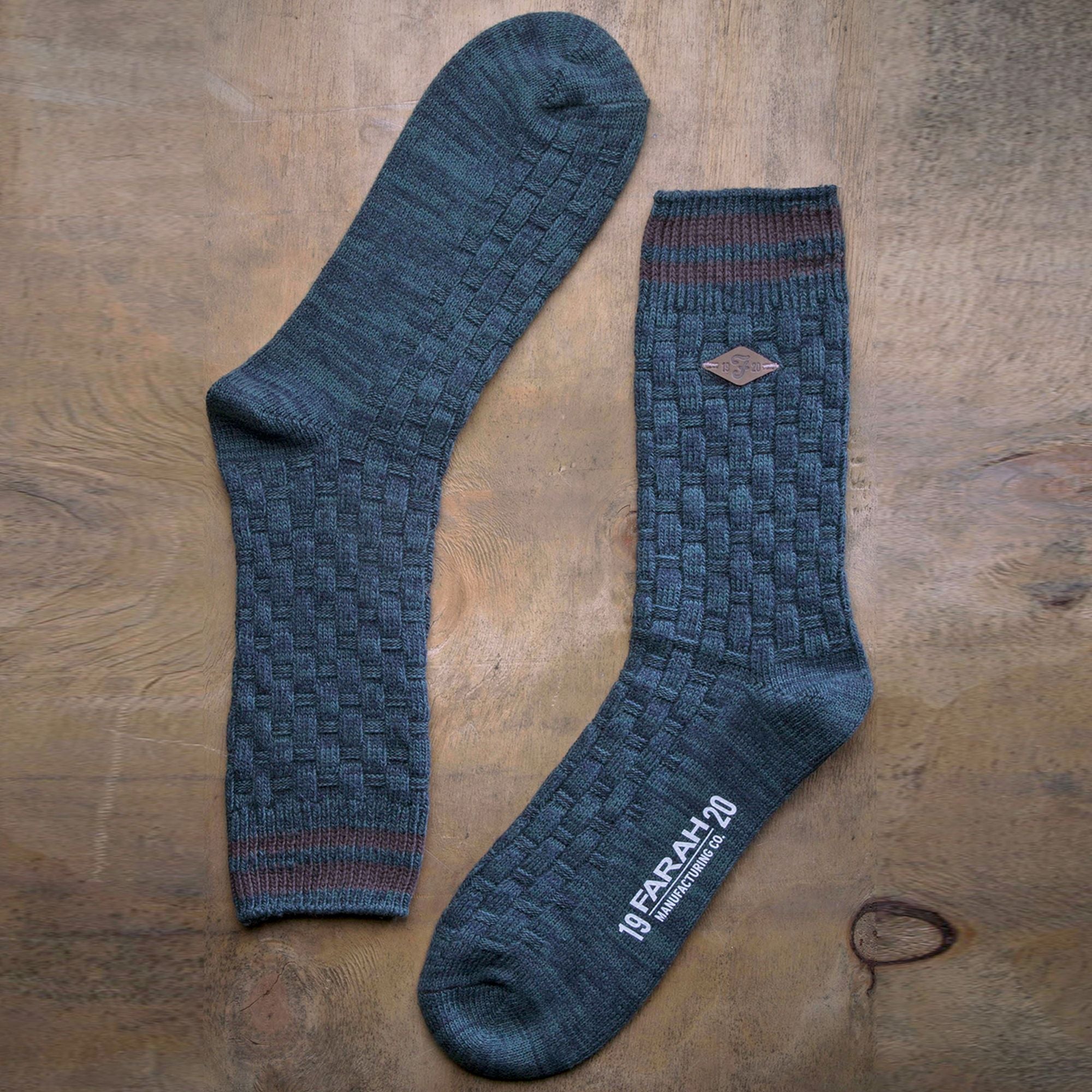 2 Pack Mens Thick Cotton Chunky Knitted formal Boot Socks