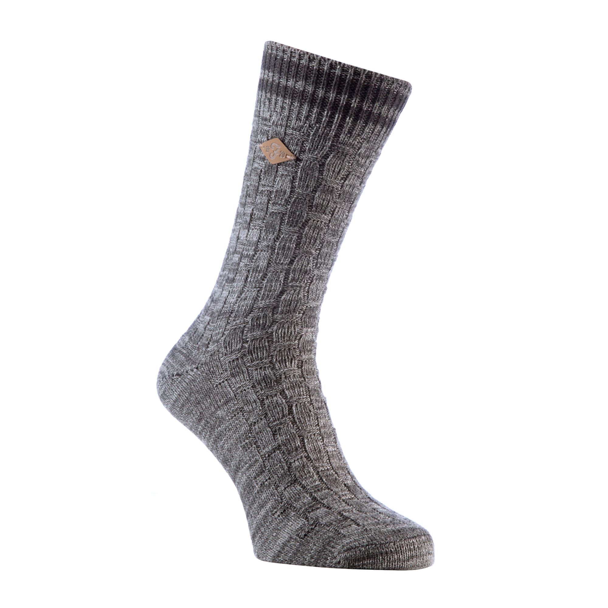 2 Pack Mens Thick Cotton Chunky Knitted formal Boot Socks