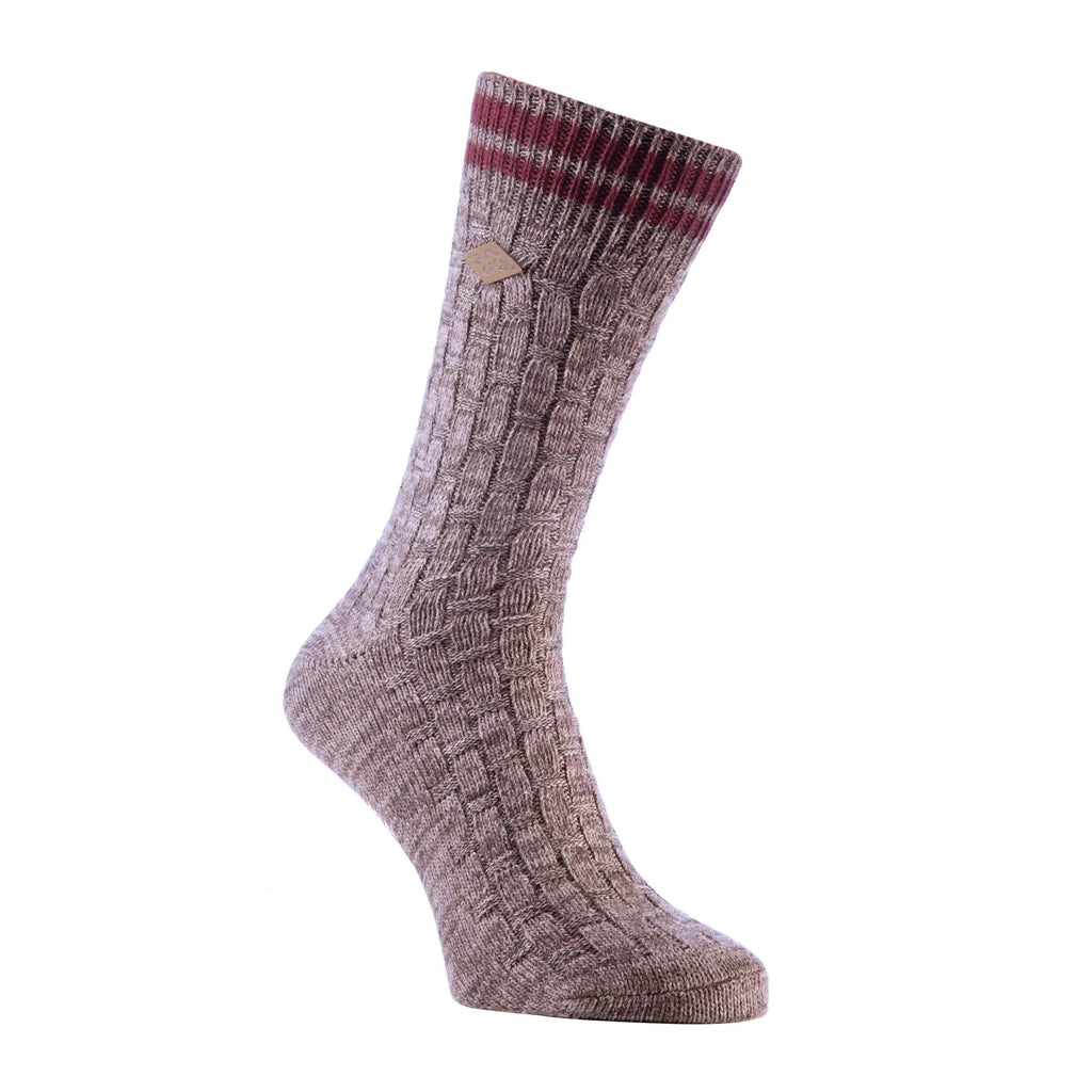 2 Pack Mens Thick Cotton Chunky Knitted formal Boot Socks