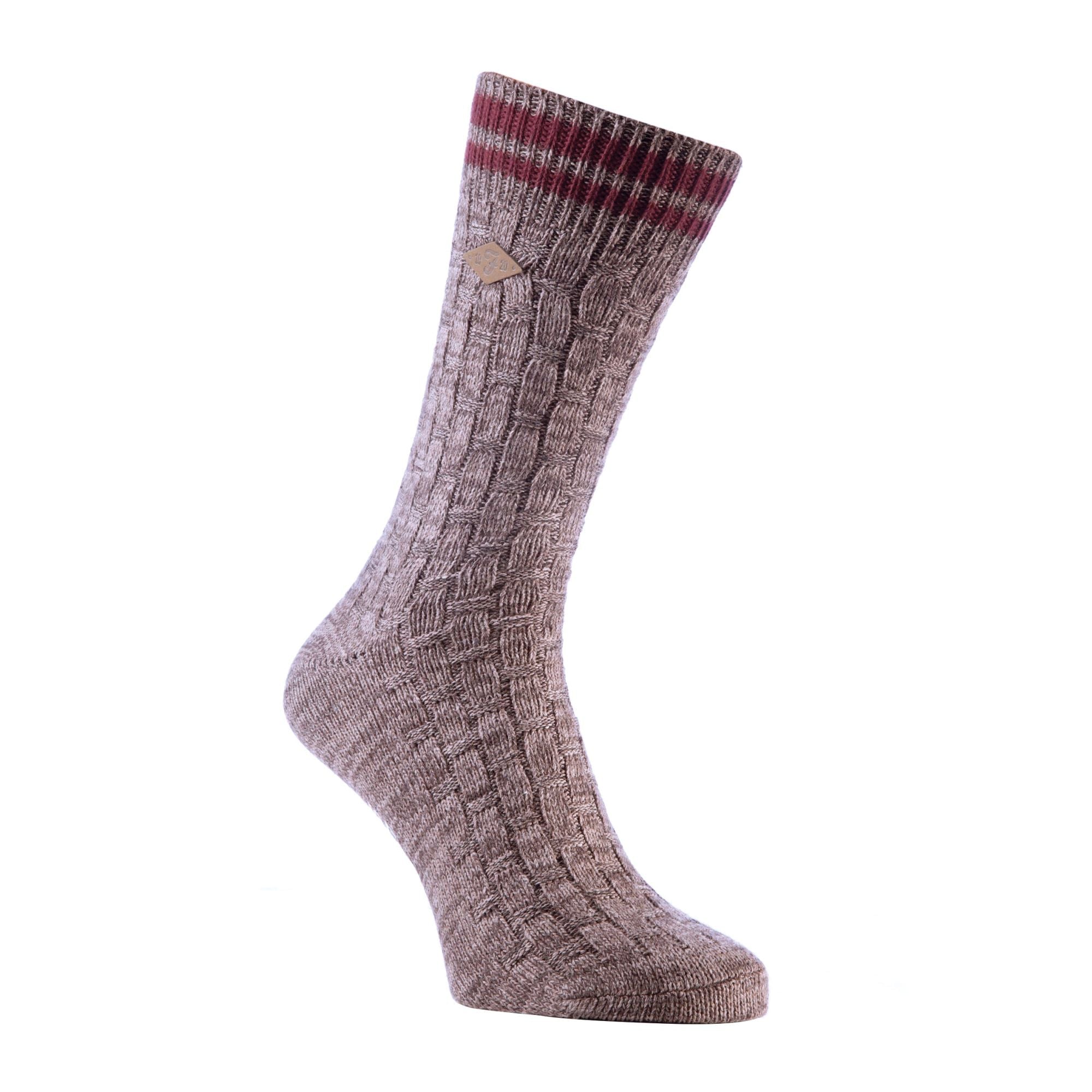 2 Pack Mens Thick Cotton Chunky Knitted formal Boot Socks