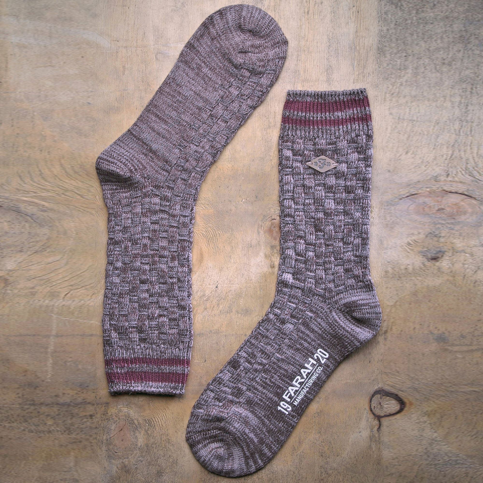 2 Pack Mens Thick Cotton Chunky Knitted formal Boot Socks
