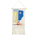 Handwoven Tassel Wall Hanging – Nordic Style Tapestry