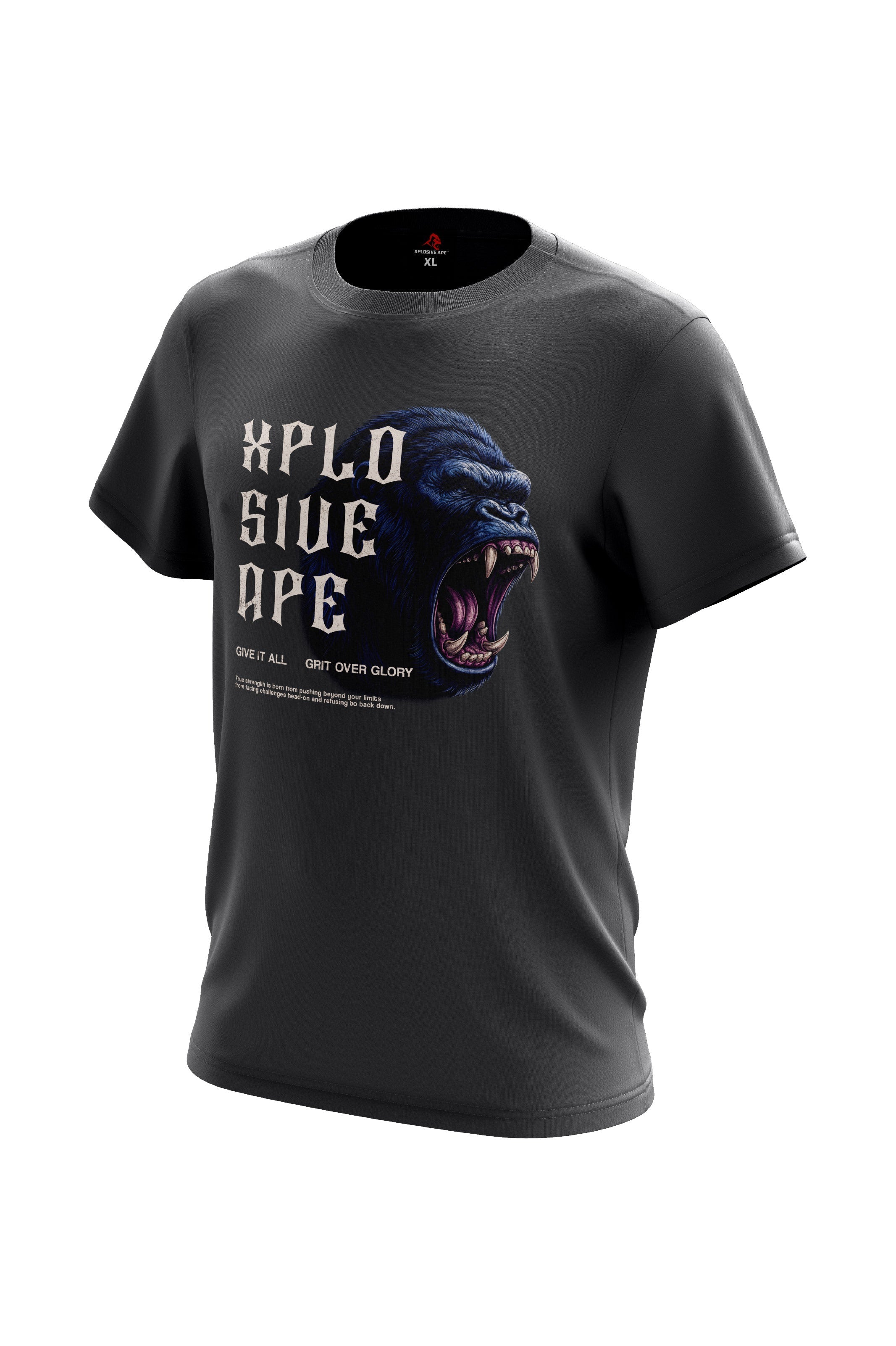 XAPE Grit Over Glory Tee - Charcoal