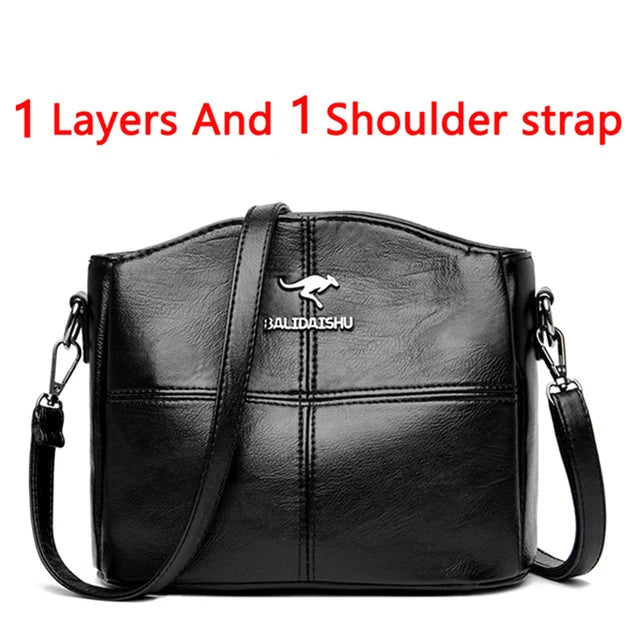 Women Embroidery Tote Bag High Quality Leather Ladies Handbags 2024 Women Shoulder Bag Small Crossbody Bags For Women Sac a Main