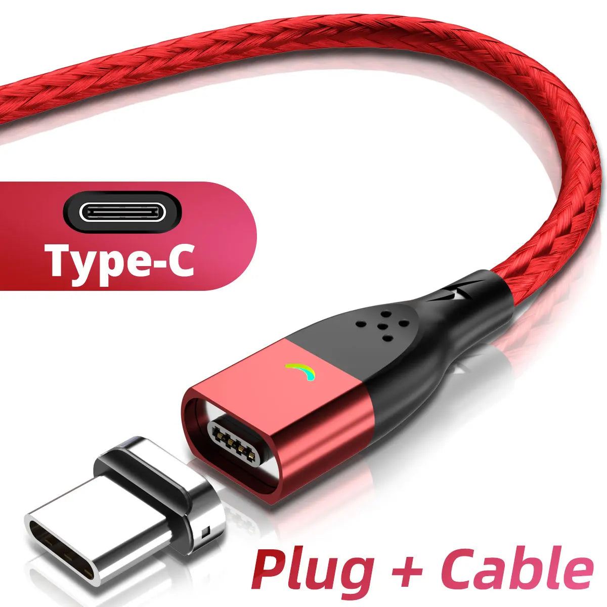 FONKEN Magnetic Cable Type C Magnetic Charge Cable Micro USB Magnet Charger Cable For Xiaomi Samsung Huawei Mobile Phone Cables