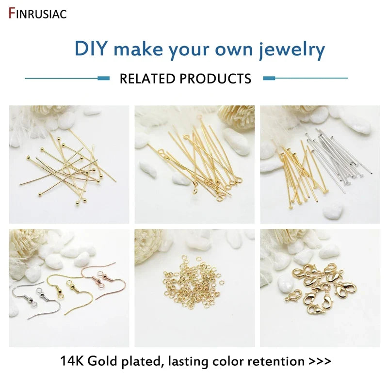 18K Gold Plated Brass Spacer Beads For Jewelry Making Materials,Separators For Beads, Striped Cut Flower Beads For Needlework