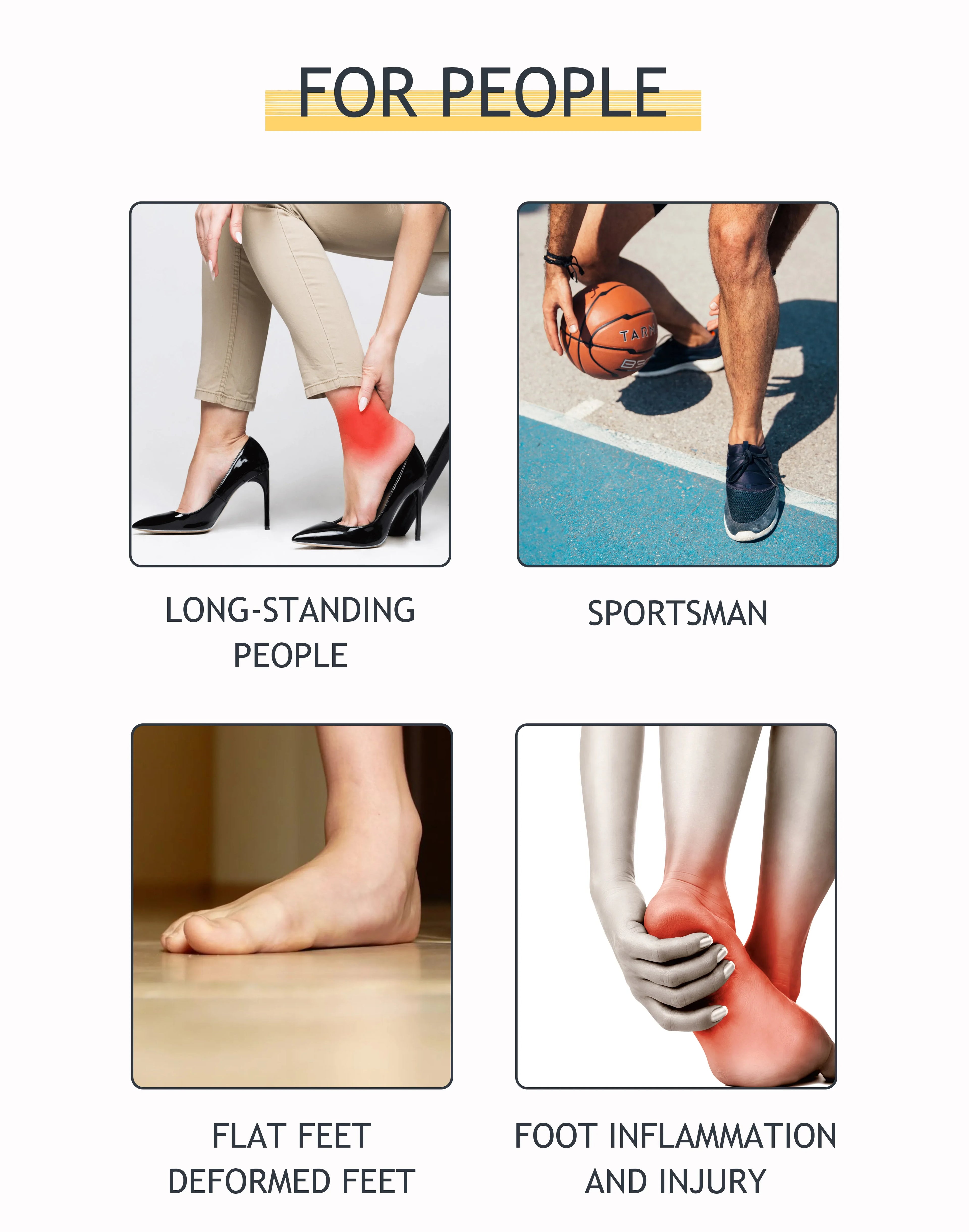 Plantar Fasciitis Orthopedic Sport Insole Men Women Sneaker Flat Feet High Arch Support Orthotic Insoles Plantillas Insert Sole