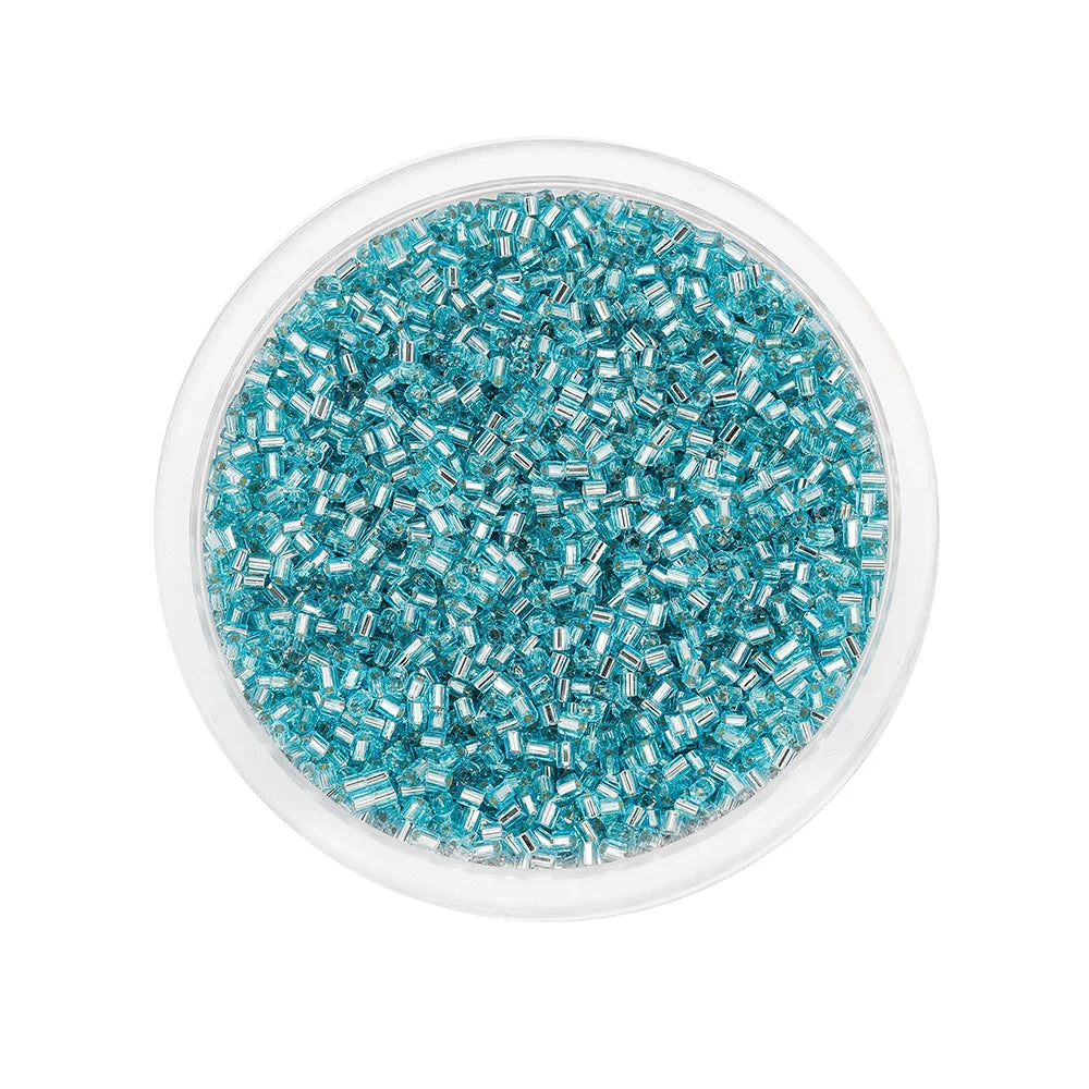 1000/1800Pcs 2mm Hexagon Czech Glass Cylindrical Loose Small Seed Needle Beads for DIY Bracelet Necklace Jewelry Making Supplies
