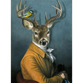 Retro Animal Portrait Wall Art Poster – Modern Nordic Home Décor