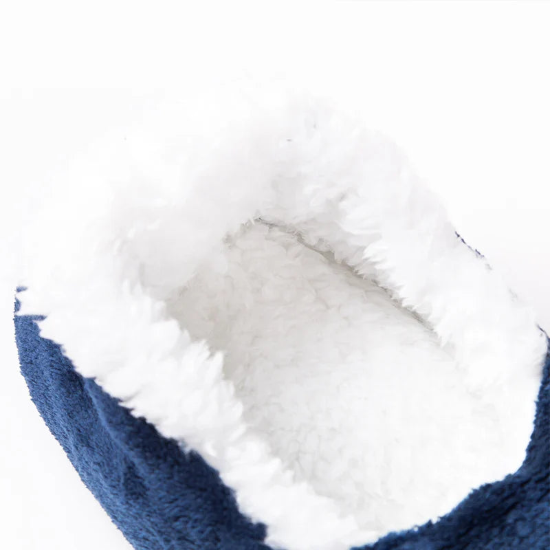 Mens House Slippers Fluffy Home Winter Warm Plus Size Non Slip Plush Soft Comfy Male Casual Indoor Floor Shoes Lazy Flat Fuzzy