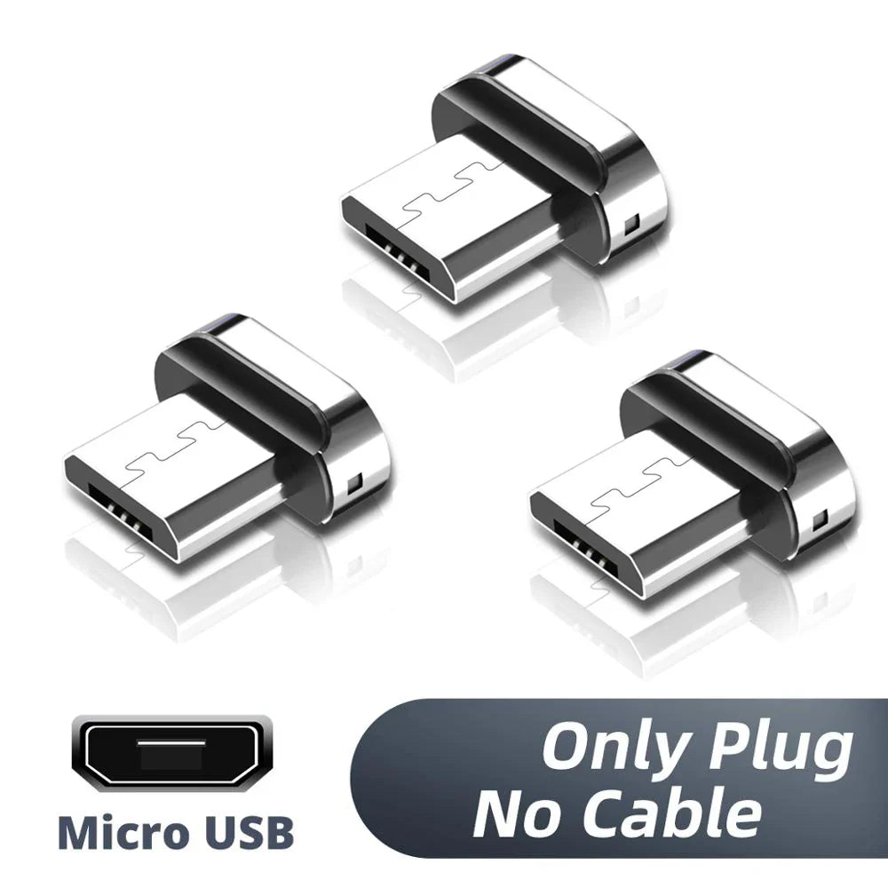FONKEN Magnetic Charging Cable USB Type C Magnetic Phone Charger Cable For realme gt6 Magnet Cable Micro USB Android Charge Cord