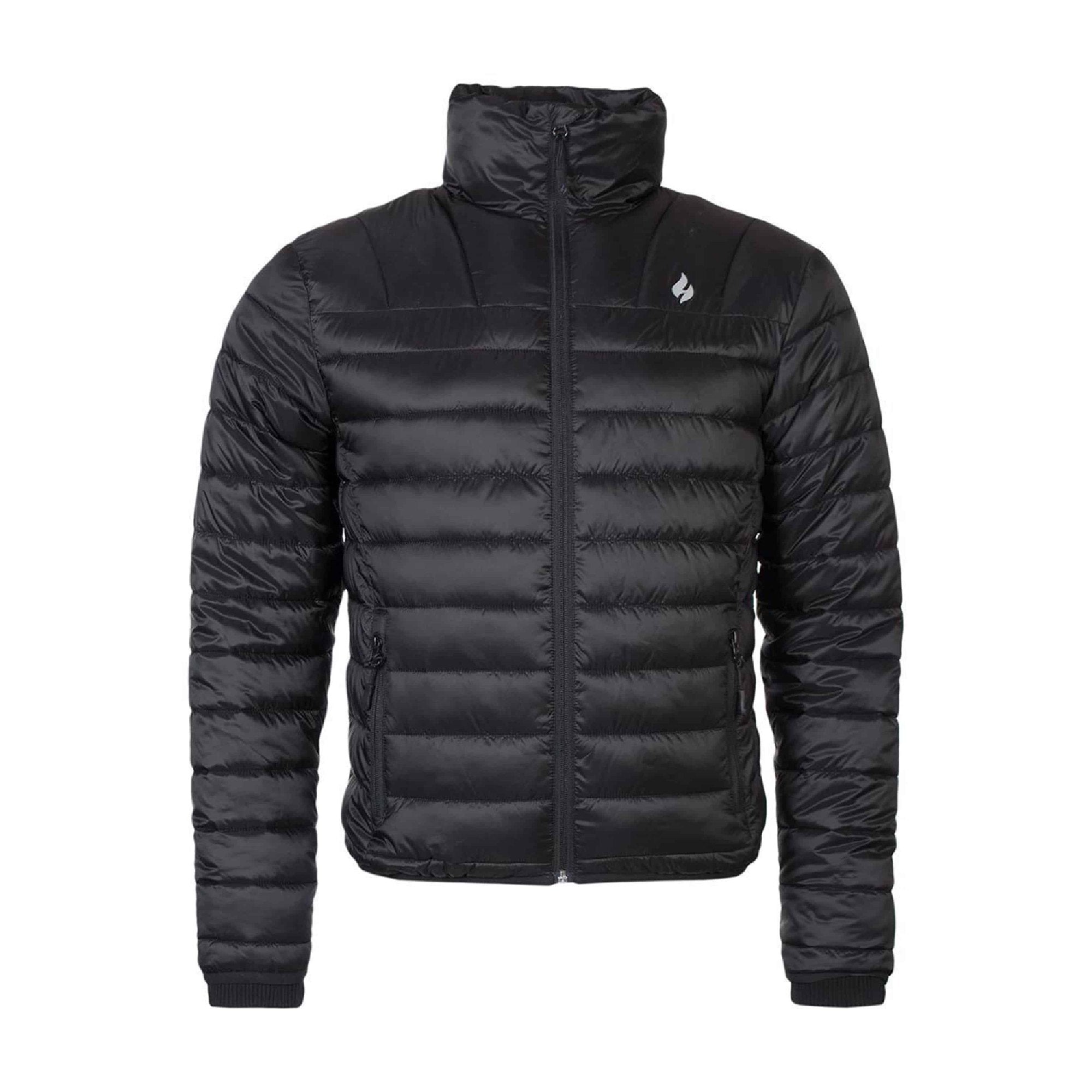 Mens Thermal Waterproof Fleece Lined Quilted Puffer Jacket Coat in a Bag