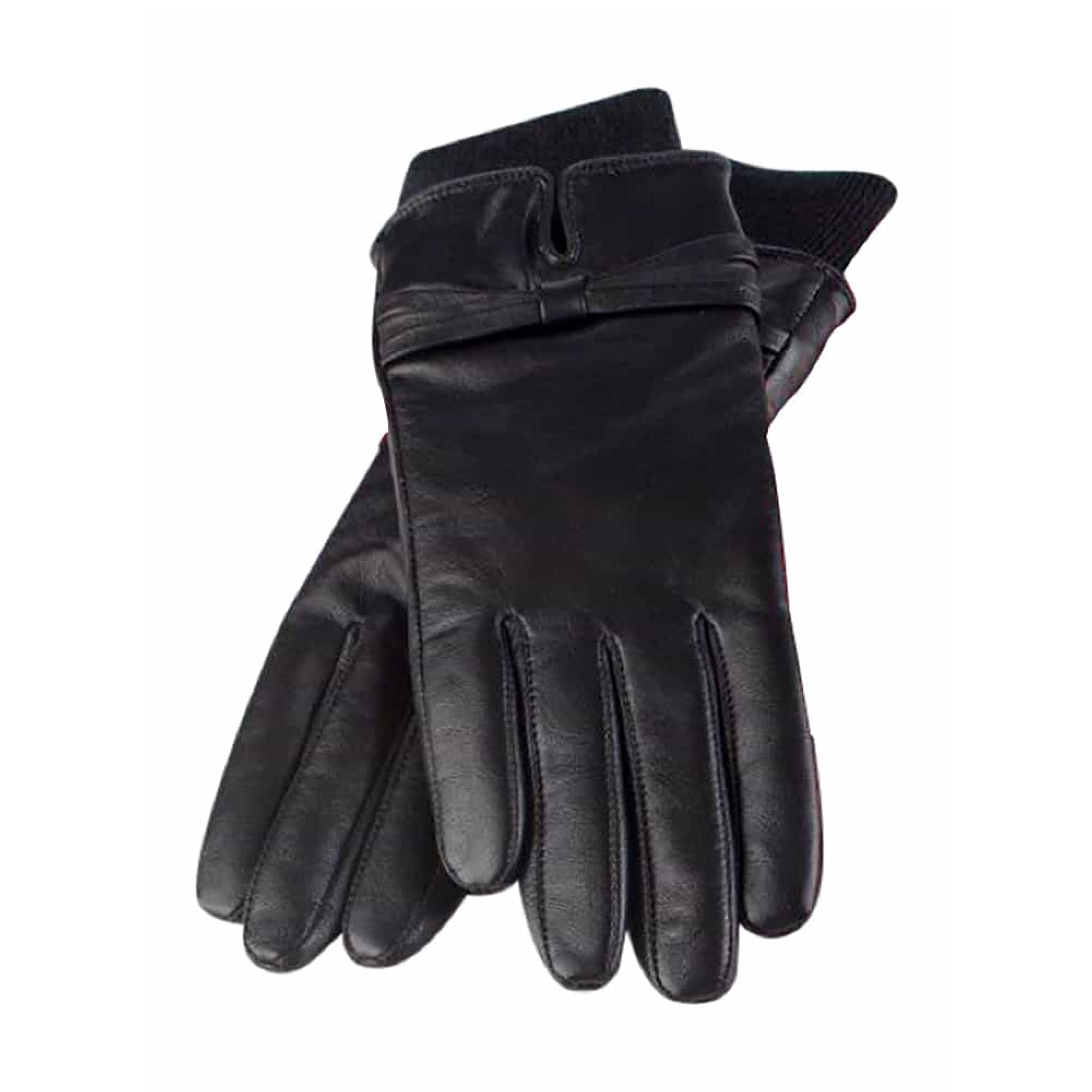Ladies Fleece Lined Thermal Leather Gloves