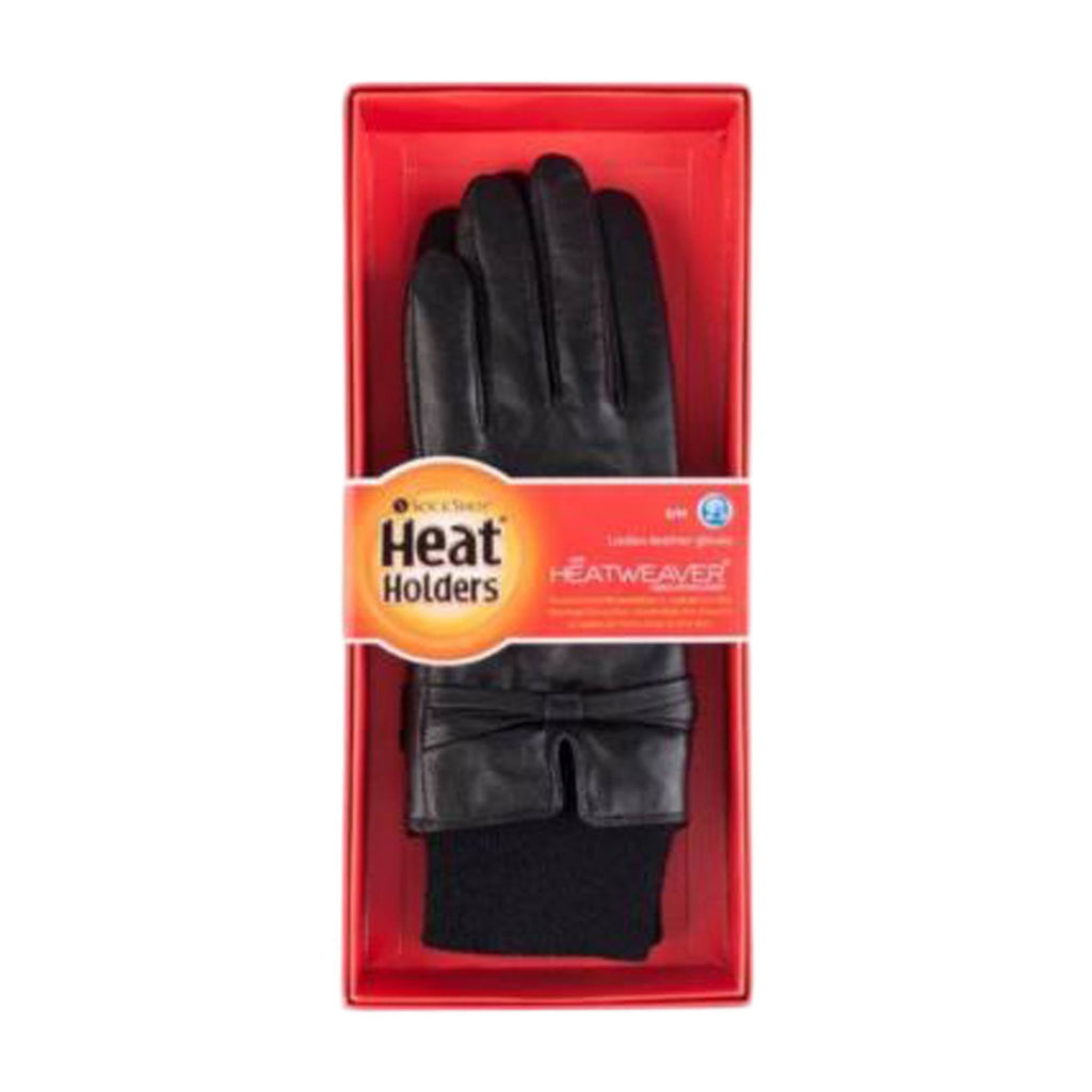 Ladies Fleece Lined Thermal Leather Gloves