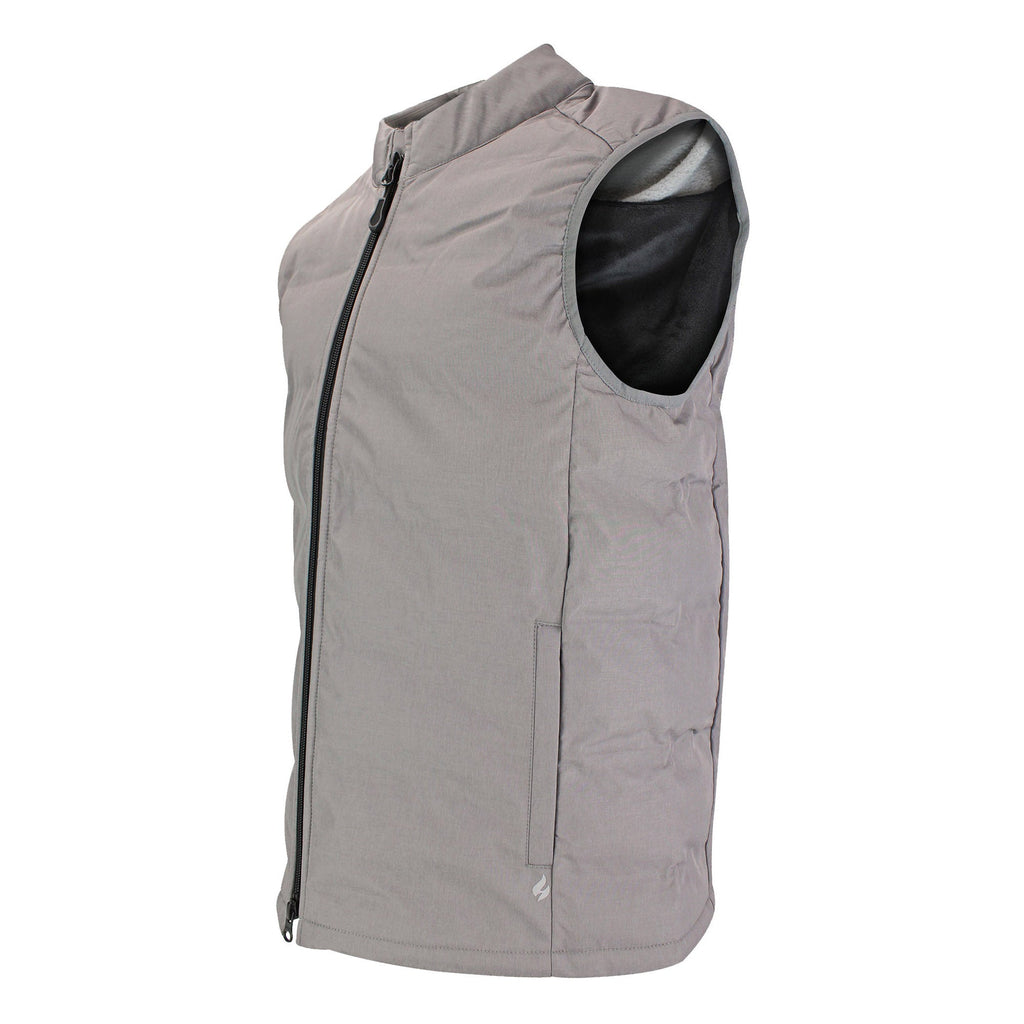 Men's Winter Insulated Gilet | Midweight Fleece-Lined Hybrid Vest Full Zip