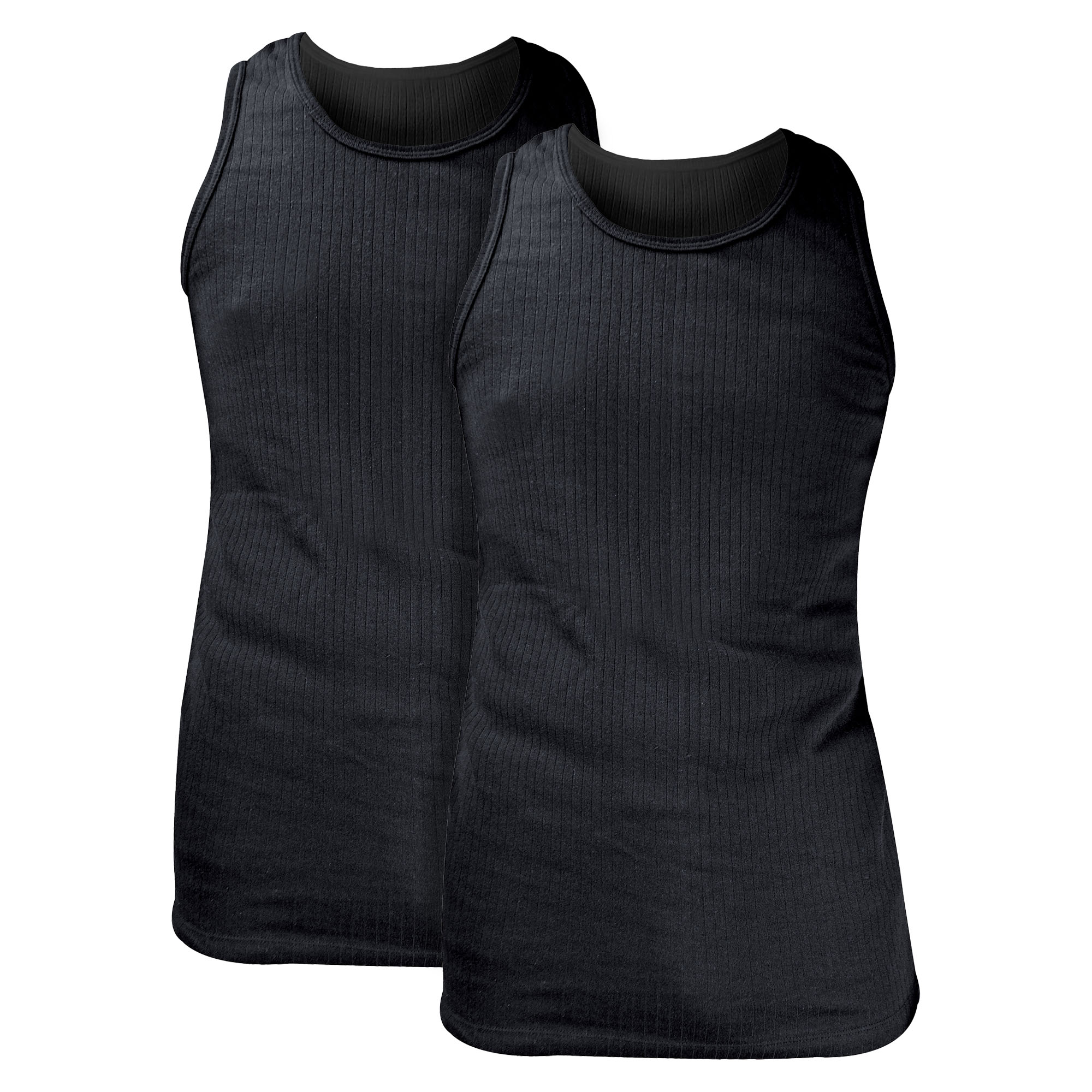 2 Pack Mens Sleeveless Thermal Top for Winter